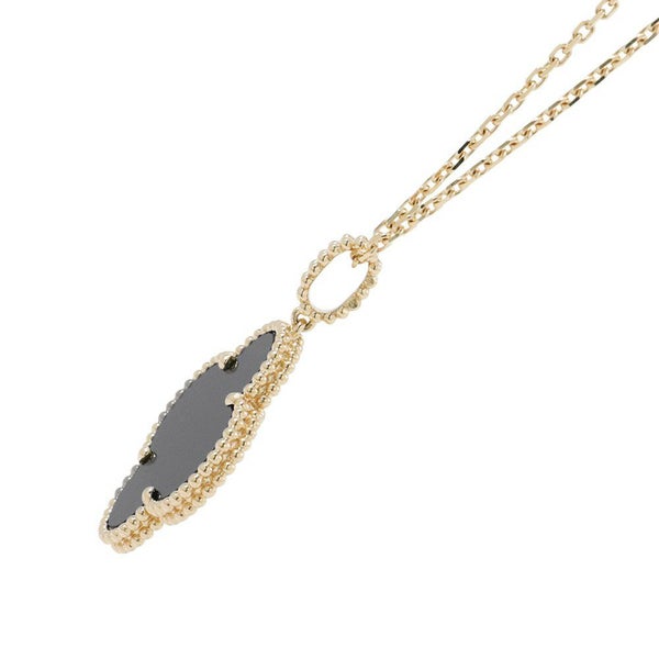 ヴァンクリーフ&アーペル ネックレス マジック アルハンブラ ロングネックレス 1モチーフ オニキス K18YGイエローゴールド VCARO49M00