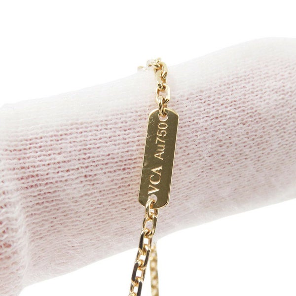 ヴァンクリーフ&アーペル ネックレス マジック アルハンブラ ロングネックレス 1モチーフ オニキス K18YGイエローゴールド VCARO49M00