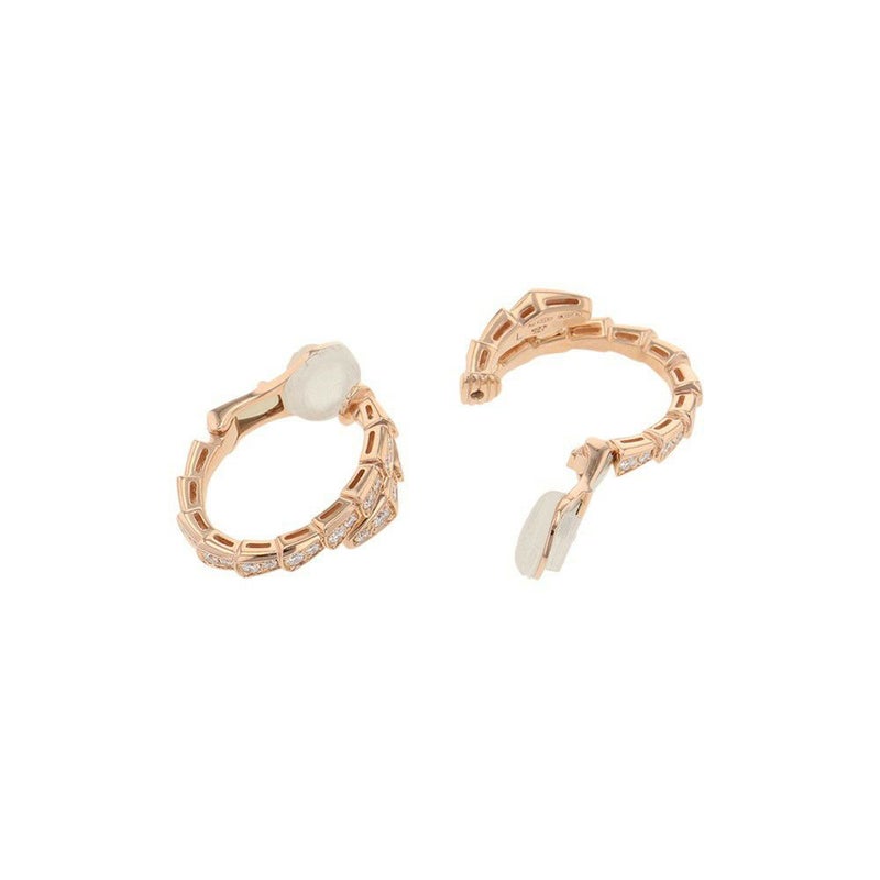 ブルガリ イヤリング セルペンティ ヴァイパー イヤリング ダイヤモンド 計0.75ct K18PGピンクゴールド 358361 BVLGARI
