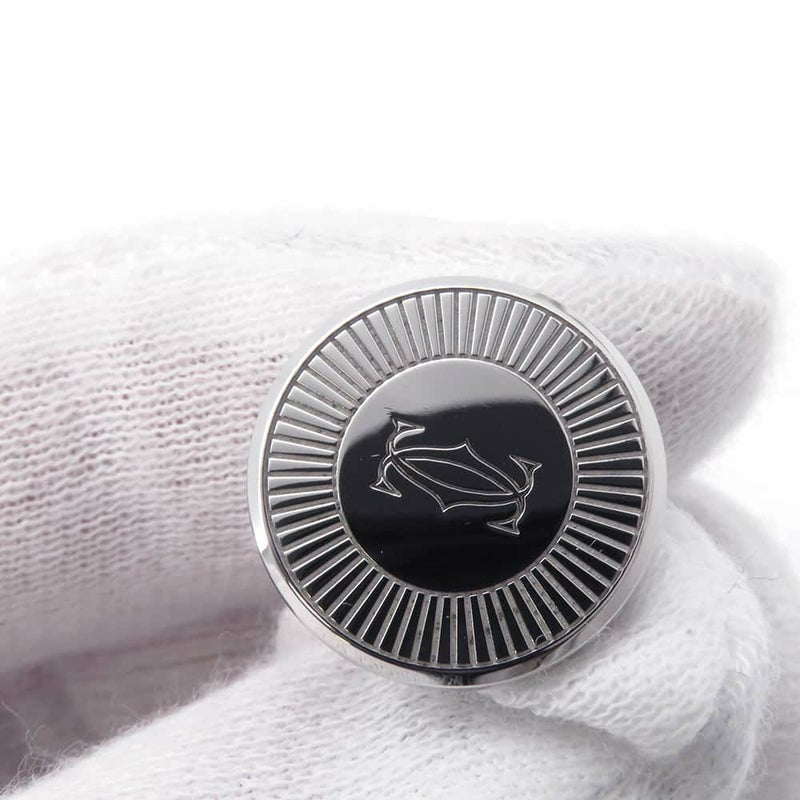 カルティエ カフスボタン ドゥーブルC ドゥ カルティエ カフリンクス SV925シルバー Cartier