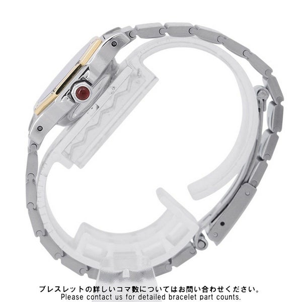 カルティエ サントス オクタゴン SM Cartier 腕時計 ボルドー文字盤