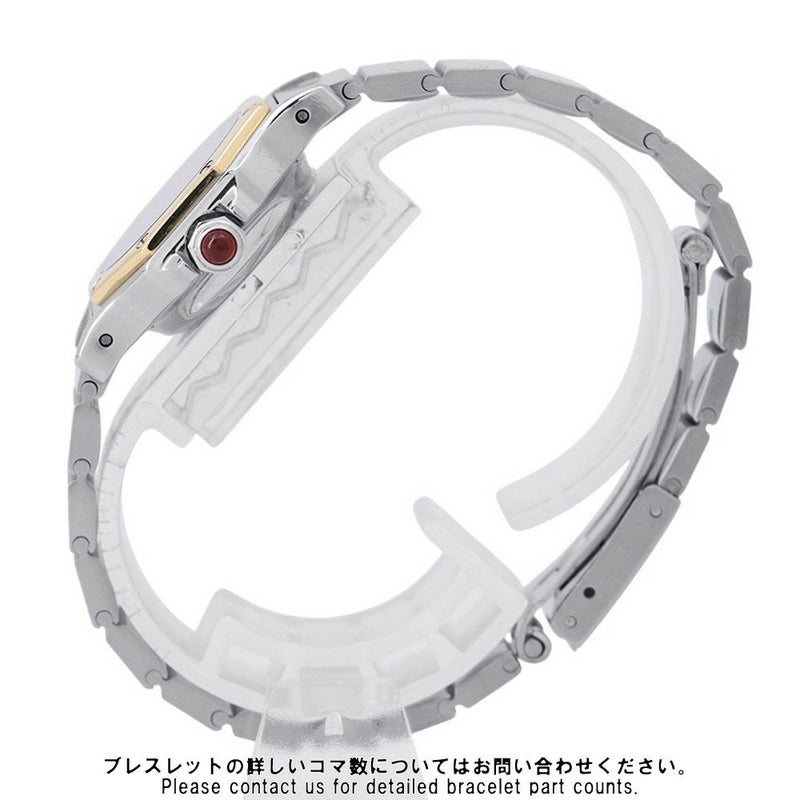 カルティエ サントス オクタゴン SM Cartier 腕時計 ボルドー文字盤
