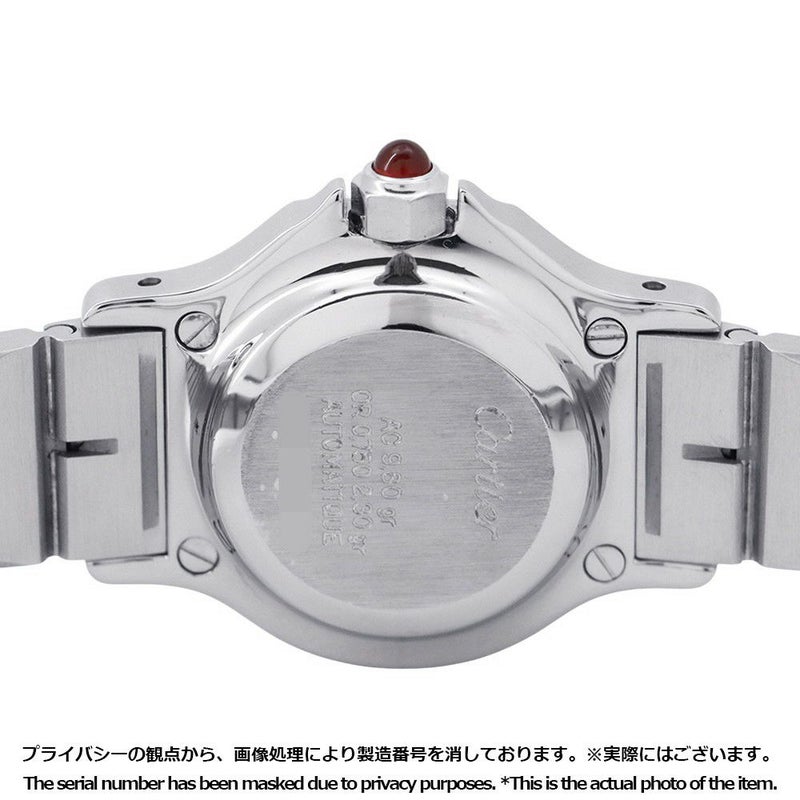 カルティエ サントス オクタゴン SM Cartier 腕時計 ボルドー文字盤