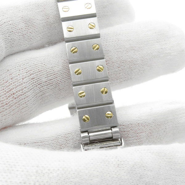 カルティエ サントス オクタゴン SM Cartier 腕時計 ボルドー文字盤