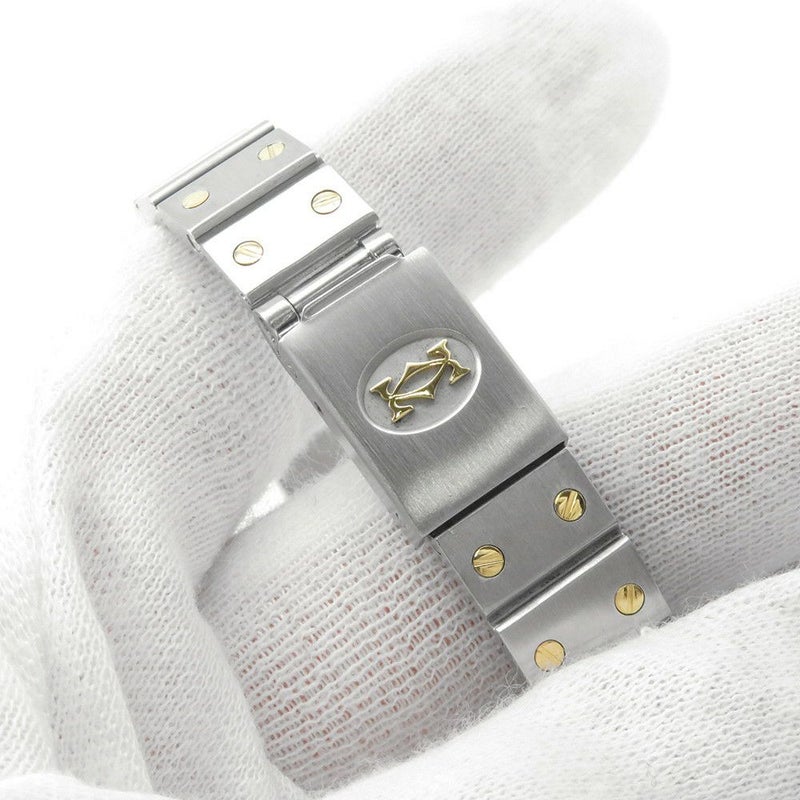 カルティエ サントス オクタゴン SM Cartier 腕時計 ボルドー文字盤