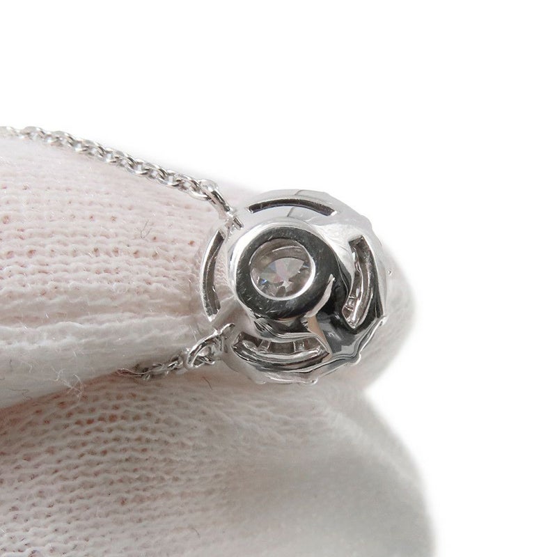 グラフ ネックレス アイコン ラウンド ダイヤモンド ペンダント ダイヤ 中石0.40ct K18WGホワイトゴールド GIA鑑定書付き