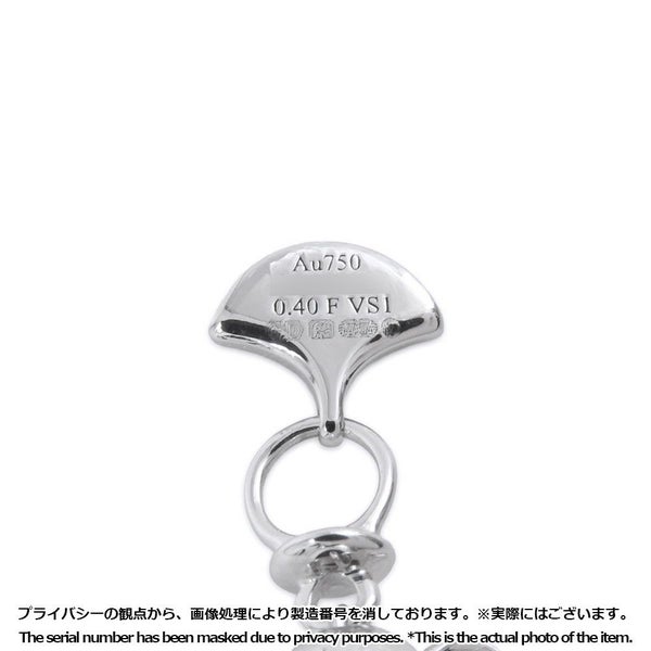 グラフ ネックレス アイコン ラウンド ダイヤモンド ペンダント ダイヤ 中石0.40ct K18WGホワイトゴールド GIA鑑定書付き