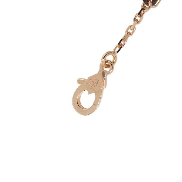 ヴァンクリ ネックレス ヴィンテージ アルハンブラ シルバーオブシディアン/ダイヤ 1P K18PG VCARP9T000 2023年ホリデー限定