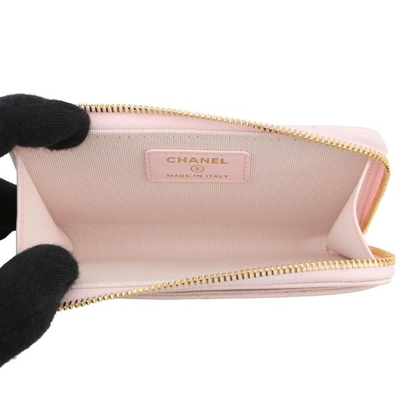 シャネル コインケース ココマーク マトラッセ フラグメントケース キャビアスキン AP5015 カードケース