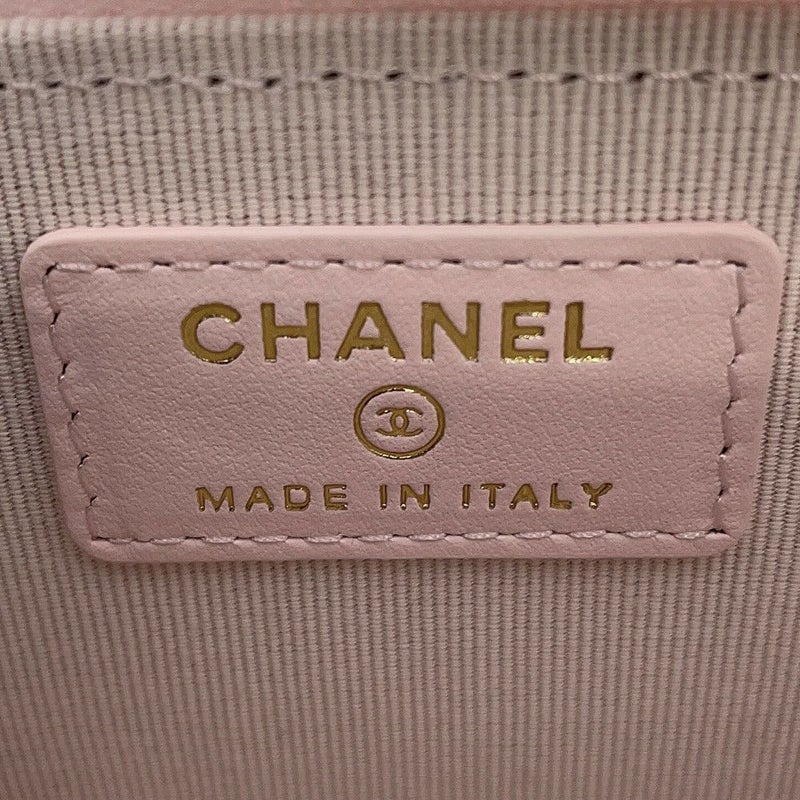 シャネル コインケース ココマーク マトラッセ フラグメントケース キャビアスキン AP5015 カードケース