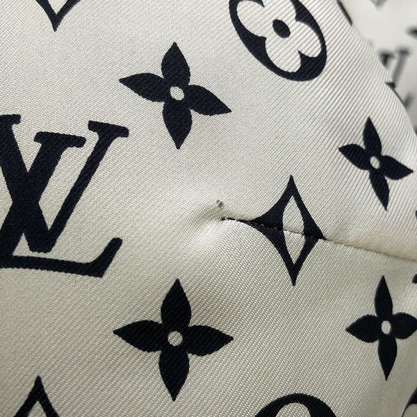 ルイヴィトン ファージャケット ダミエ フォックス インターシャ レディースサイズ38 1A5RDH 黒 ブラック 白