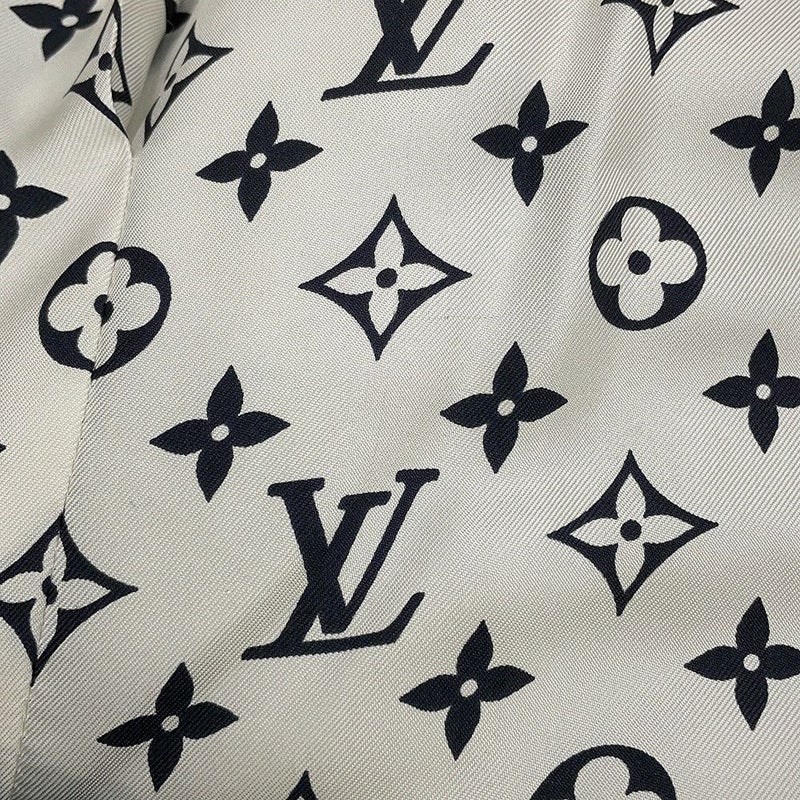 ルイヴィトン ファージャケット ダミエ フォックス インターシャ レディースサイズ38 1A5RDH 黒 ブラック 白