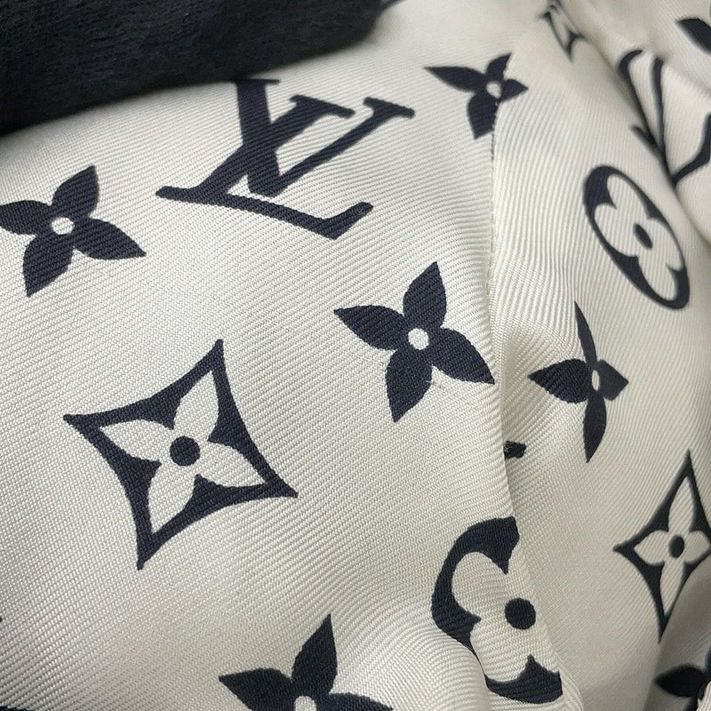 ルイヴィトン ファージャケット ダミエ フォックス インターシャ レディースサイズ38 1A5RDH 黒 ブラック 白