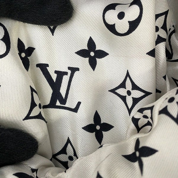 ルイヴィトン ファージャケット ダミエ フォックス インターシャ レディースサイズ38 1A5RDH 黒 ブラック 白