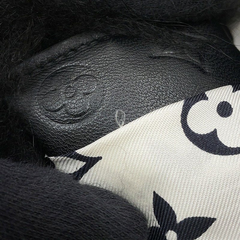 ルイヴィトン ファージャケット ダミエ フォックス インターシャ レディースサイズ38 1A5RDH 黒 ブラック 白