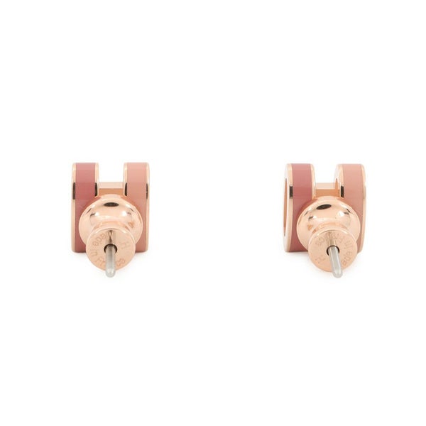エルメス ピアス ミニ・ポップアッシュ ロカバール ビューティー/ピンクゴールド金具 HERMES アクセサリー