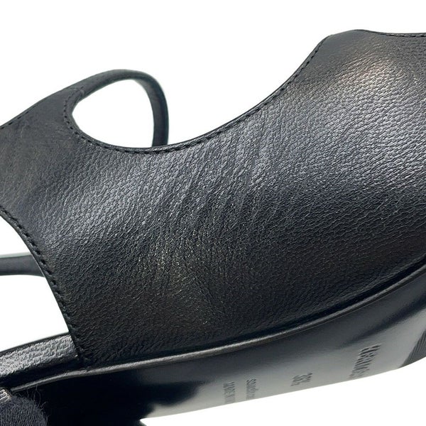 エルメス パンプス ジャッキー 50 レザー レディースサイズ36 1/2 HERMES 靴 黒 シェーヴル