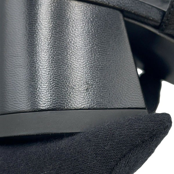 エルメス パンプス ジャッキー 50 レザー レディースサイズ36 1/2 HERMES 靴 黒 シェーヴル