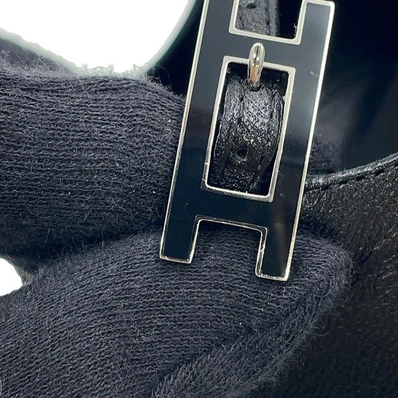 エルメス パンプス ジャッキー 50 レザー レディースサイズ36 1/2 HERMES 靴 黒 シェーヴル