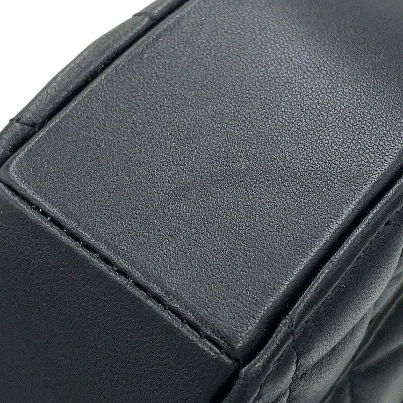 シャネル チェーンショルダーバッグ マトラッセ ココマーク ハート ラムスキン AP2784 CHANEL 黒