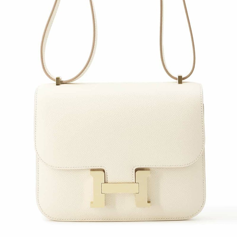 エルメス ミニ コンスタンス3 ミロワール クレ/シャンパンゴールド金具 エプソン W刻印