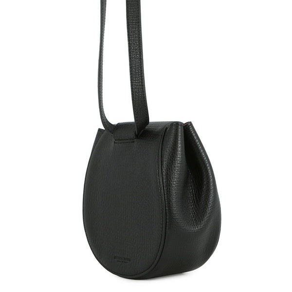 ボッテガヴェネタ ショルダーバッグ パルメラート ベルトバッグ レザー 576643 BOTTEGA VENETA 黒