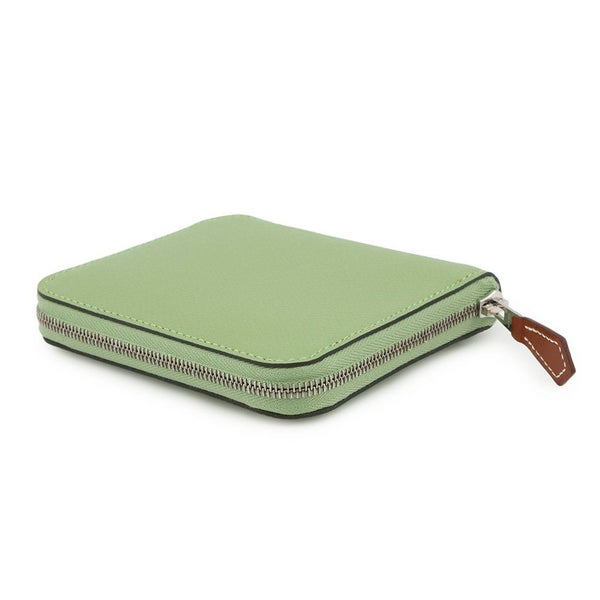 エルメス コインケース アザップコンパクト シルクイン ヴェールクリケット/シルバー金具 エプソン Y刻印