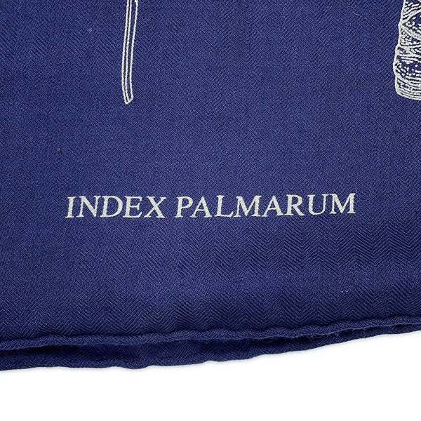 エルメス ストール カレ140 ヤシの目録 INDEX PALMARUM カシミヤ シルク HERMES ショール 大判