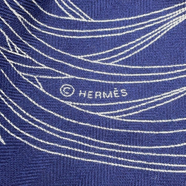 エルメス ストール カレ140 ヤシの目録 INDEX PALMARUM カシミヤ シルク HERMES ショール 大判