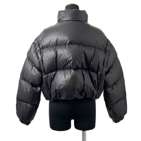プラダ ダウンジャケット クロップド ベスト/ジャケット トライアングルロゴ レディースサイズ40 291805 PRADA アウター 黒