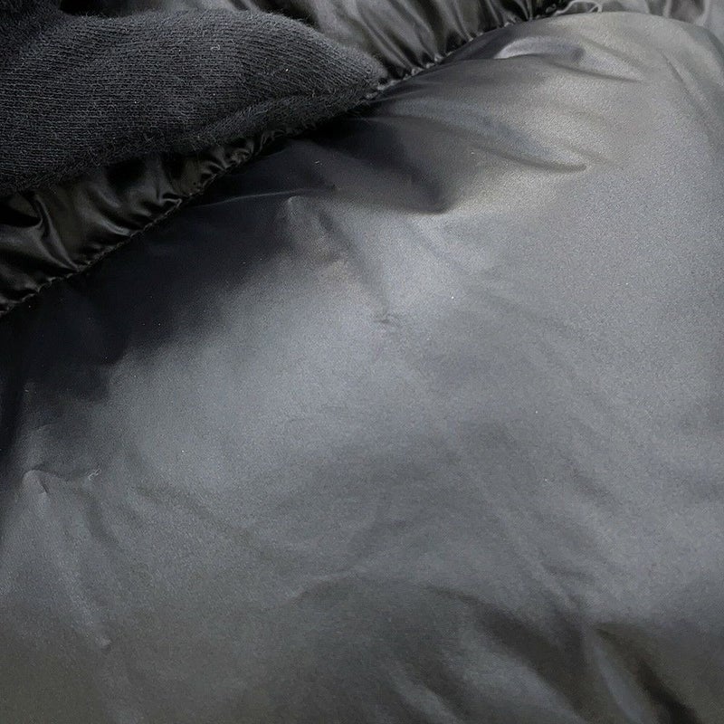 プラダ ダウンジャケット クロップド ベスト/ジャケット トライアングルロゴ レディースサイズ40 291805 PRADA アウター 黒