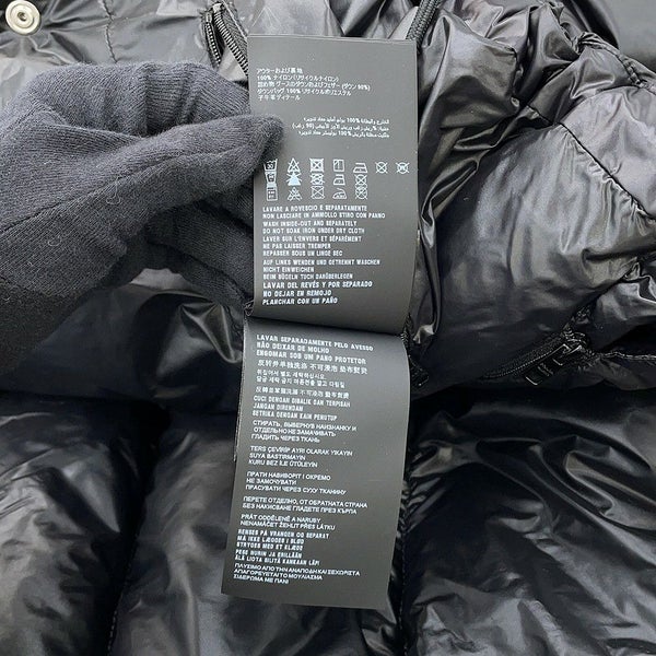 プラダ ダウンジャケット クロップド ベスト/ジャケット トライアングルロゴ レディースサイズ40 291805 PRADA アウター 黒