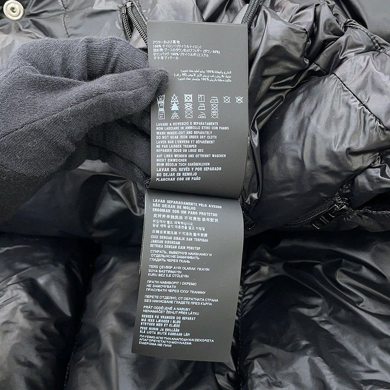 プラダ ダウンジャケット クロップド ベスト/ジャケット トライアングルロゴ レディースサイズ40 291805 PRADA アウター 黒