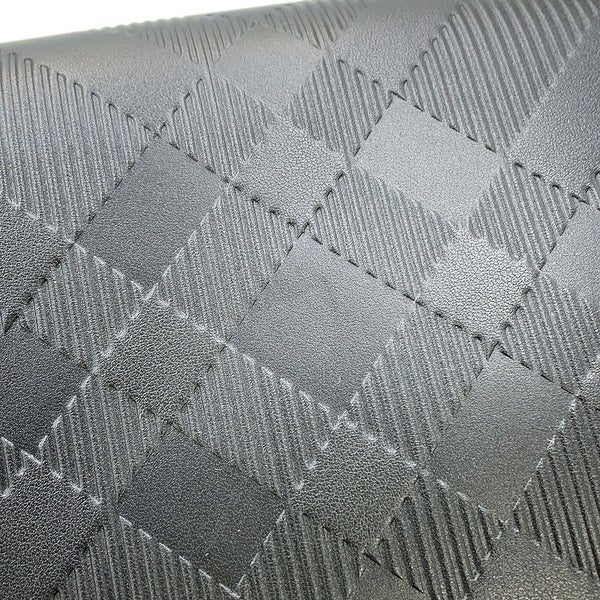 バーバリー ショルダーバッグ エンボスチェック メッセンジャーバッグ カーフレザー 81019221 BURBERRY 黒