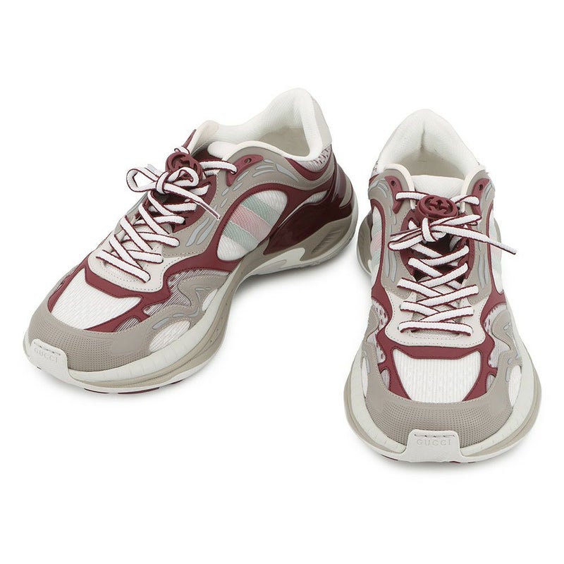 グッチ スニーカー 2.0 メッシュ/レザー インターロッキングG GG メンズサイズ7 814040 GUCCI 靴