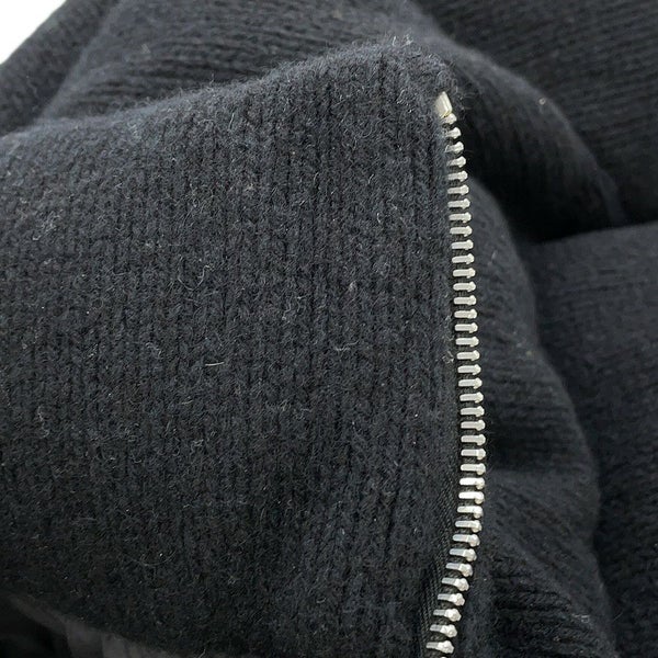 プラダ ダウンジャケット ニットダウンジャケット ウール レディースサイズ36 P25I07 PRADA アウター 黒