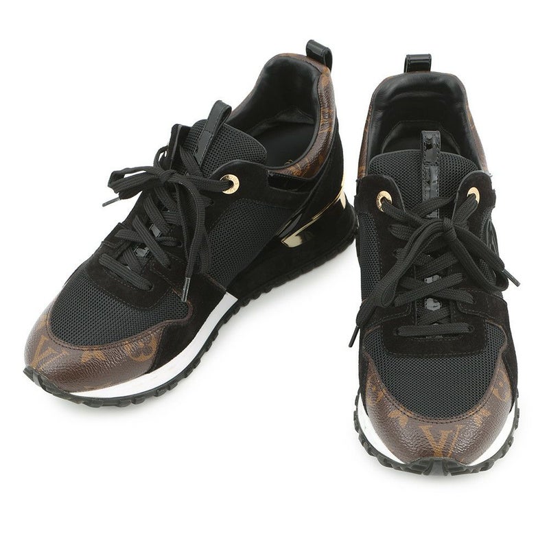 ルイヴィトン スニーカー モノグラム ランアウェイ スニーカー レディースサイズ38 1A3CW4 LOUIS VUITTON 靴 ブラック 黒