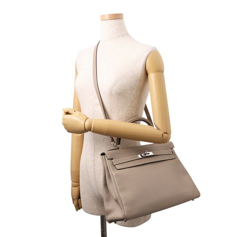 エルメス ハンドバッグ ケリー32 内縫い トゥルティエールグレー/シルバー金具 トゴ T刻印 2wayショルダー