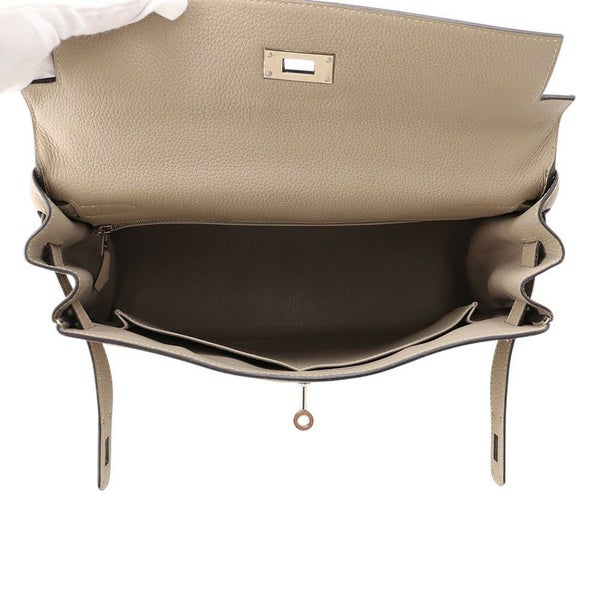 エルメス ハンドバッグ ケリー32 内縫い トゥルティエールグレー/シルバー金具 トゴ T刻印 2wayショルダー