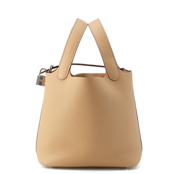 エルメス ハンドバッグ ピコタンロックPM ビスキュイ/シルバー金具 トリヨンクレマンス K刻印