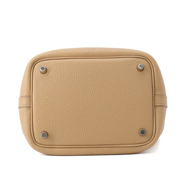 エルメス ハンドバッグ ピコタンロックPM ビスキュイ/シルバー金具 トリヨンクレマンス K刻印