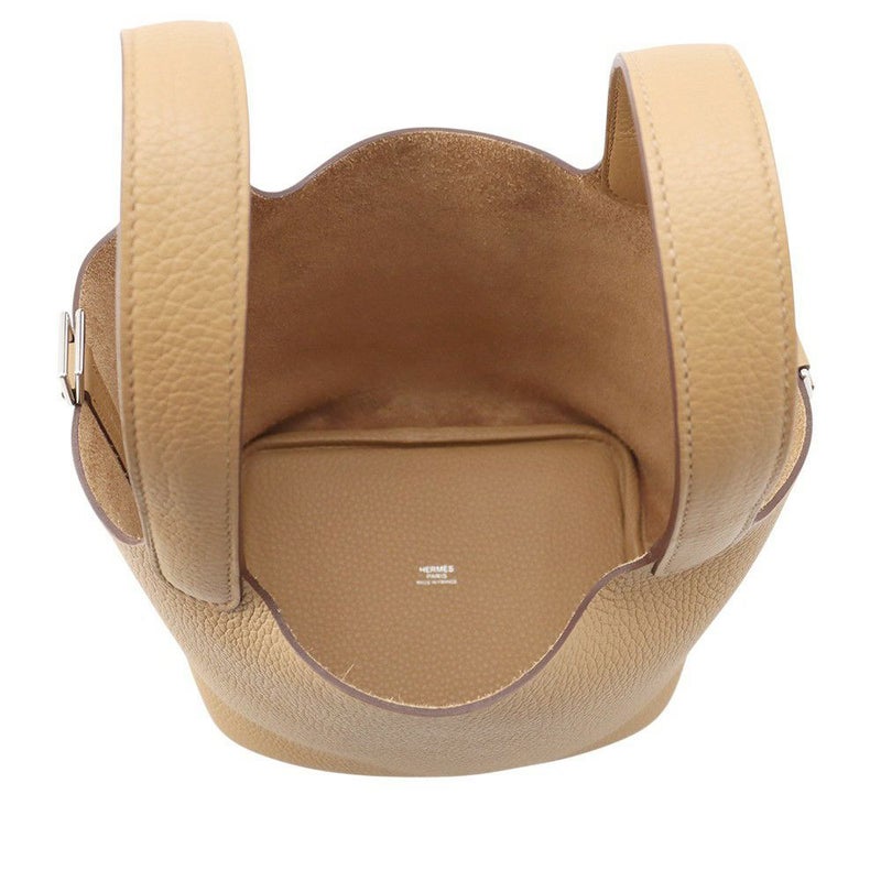 エルメス ハンドバッグ ピコタンロックPM ビスキュイ/シルバー金具 トリヨンクレマンス K刻印