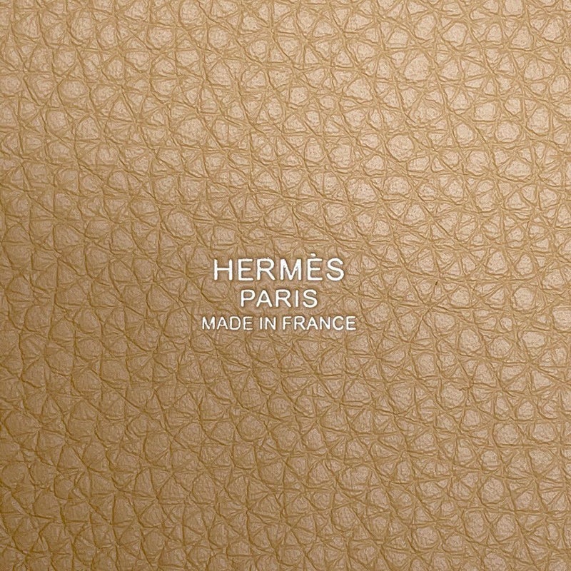 エルメス ハンドバッグ ピコタンロックPM ビスキュイ/シルバー金具 トリヨンクレマンス K刻印
