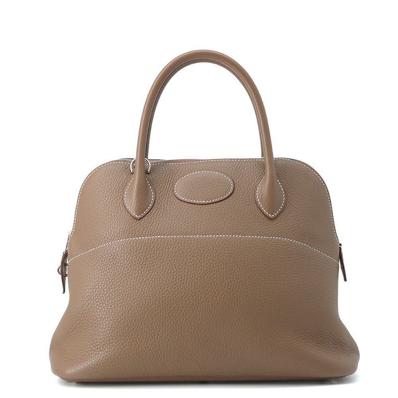 エルメス ハンドバッグ ボリード31 エトゥープ/シルバー金具 トリヨンクレマンス Y刻印 2wayショルダー