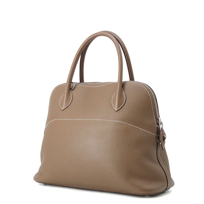 エルメス ハンドバッグ ボリード31 エトゥープ/シルバー金具 トリヨンクレマンス Y刻印 2wayショルダー