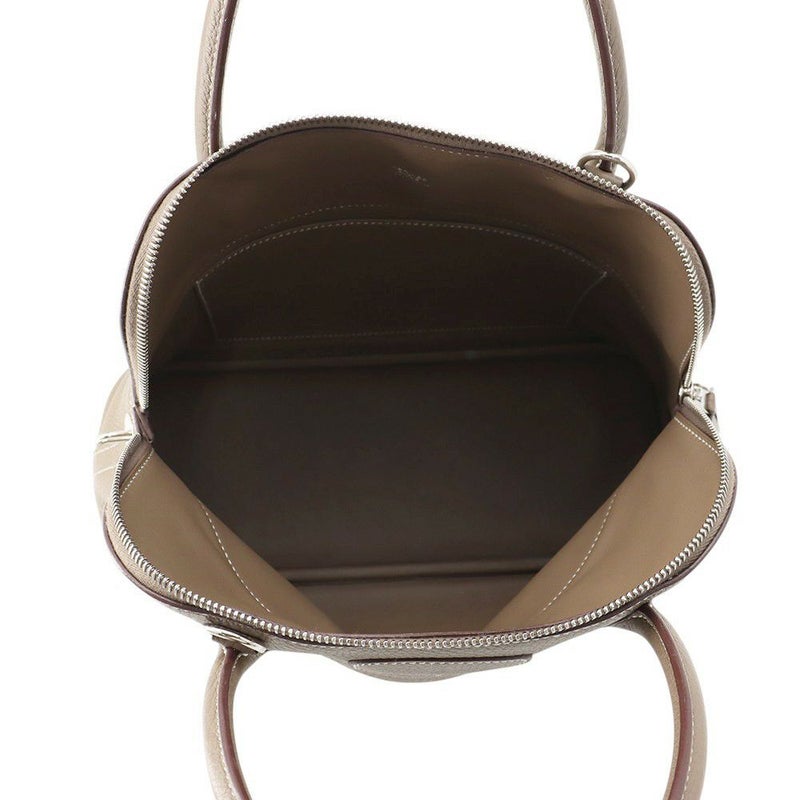 エルメス ハンドバッグ ボリード31 エトゥープ/シルバー金具 トリヨンクレマンス Y刻印 2wayショルダー