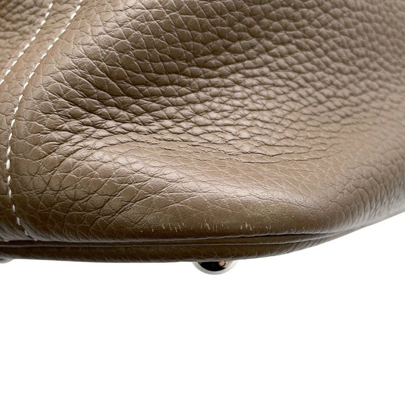 エルメス ハンドバッグ ボリード31 エトゥープ/シルバー金具 トリヨンクレマンス Y刻印 2wayショルダー