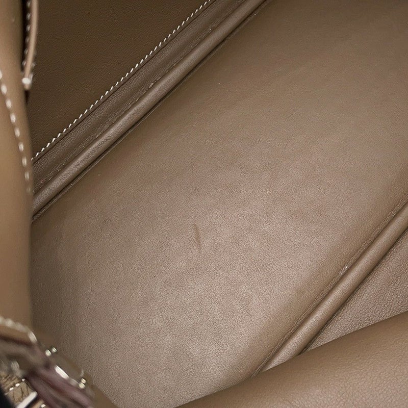 エルメス ハンドバッグ ボリード31 エトゥープ/シルバー金具 トリヨンクレマンス Y刻印 2wayショルダー