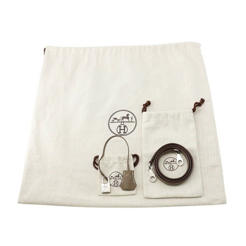 エルメス ハンドバッグ ボリード31 エトゥープ/シルバー金具 トリヨンクレマンス Y刻印 2wayショルダー