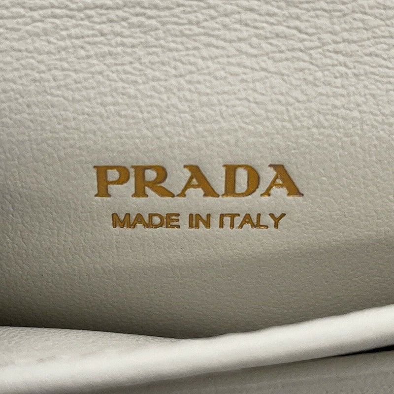 プラダ カードケース ロゴ レザー 1MC110 PRADA 財布 名刺れ 白